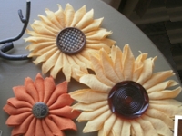 recyclart Jeri Crystal T-Shirt Flowers